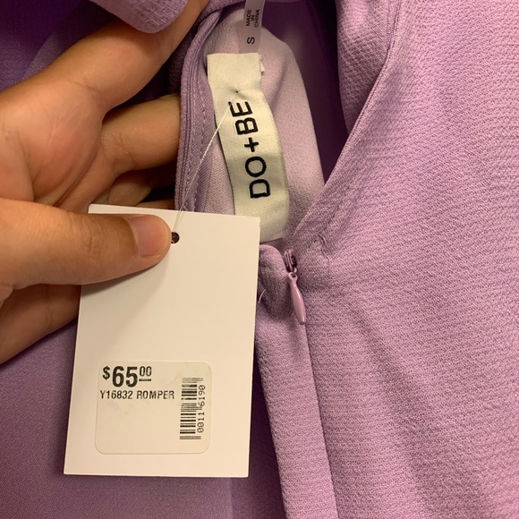 Esther Penn, size small, lilac romper, new - Picture 3 of 3